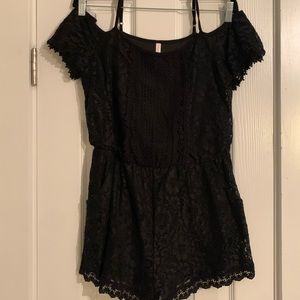 Target Black Lace Romper
